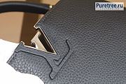 Louis Vuitton | Capucines MM Black Taurillon Leather Silver Metal M42259 - 31.5 x 20 x 11cm - 5