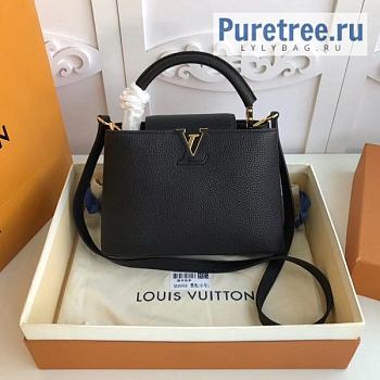 Louis Vuitton | Capucines MM Black Taurillon Leather M42259 - 27 x 21 x 10cm