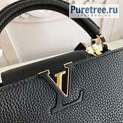 Louis Vuitton | Capucines MM Black Taurillon Leather M42259 - 27 x 21 x 10cm - 5