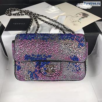 CHANEL | Swarovski Crystal Flap Bag - 20 x 13 x 5cm