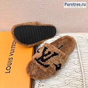 Louis Vuitton | Brown Fur Slipper - 6