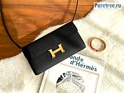 HERMES | Constance Wallet Gold Black Epsom Leather - 20.5 x 13 x 2cm - 3