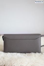 HERMES | Constance Wallet Silver Grey Epsom Leather - 20.5 x 13 x 2cm - 3