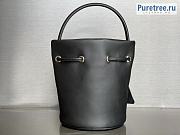 BALENCIAGA | Bucket Bag In Black Leather - 21 x 18 x 15cm - 6