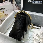 CHANEL | 21 Handbag Black Calfskin - 26 x 16 x 9 cm - 4