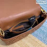 FENDI | Baguette Brown Leather Bag - 27 x 15 x 6 cm - 6