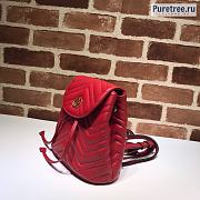 GUCCI | Backpack Red Calfskin 528129 - 19 x 18.5 x 10cm - 5