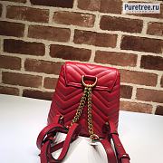 GUCCI | Backpack Red Calfskin 528129 - 19 x 18.5 x 10cm - 4