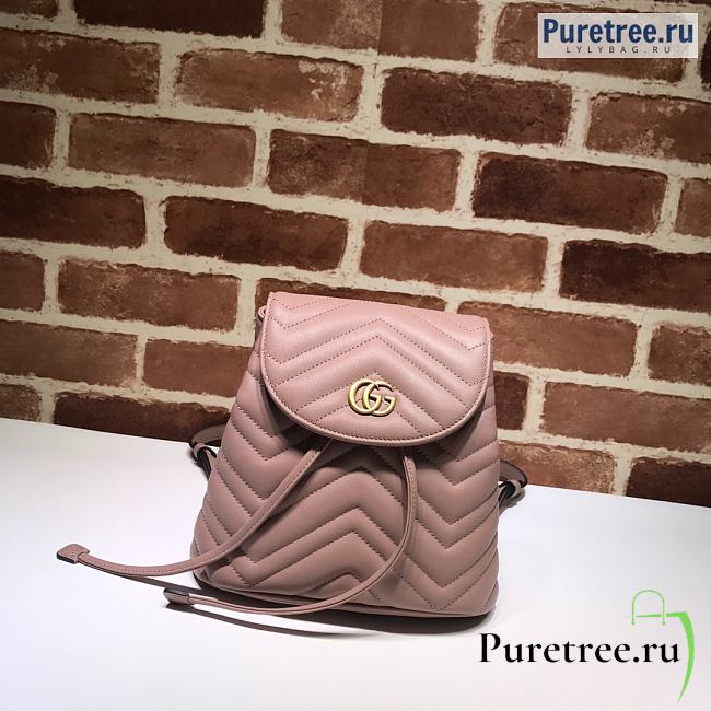 GUCCI | Backpack Dusty Pink Calfskin 528129 - 19 x 18.5 x 10cm - 1