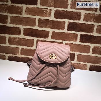 GUCCI | Backpack Dusty Pink Calfskin 528129 - 19 x 18.5 x 10cm