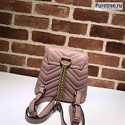 GUCCI | Backpack Dusty Pink Calfskin 528129 - 19 x 18.5 x 10cm - 3