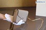 Louis Vuitton | Félicie Pochette Taupe Leather M68697 - 21 x 12 x 3cm - 2
