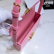 CELINE | Triomphe Shoulder Bag In Pink Calfskin - 20 x 10 x 4cm - 6