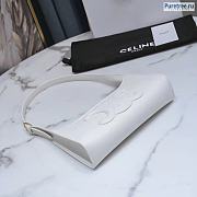 CELINE | Shoulder Bag Cuir Triomphe White Calfskin - 24 x 5 x 13cm - 6
