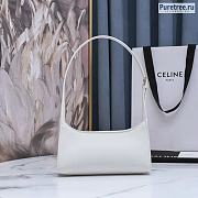CELINE | Shoulder Bag Cuir Triomphe White Calfskin - 24 x 5 x 13cm - 4