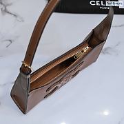 CELINE | Shoulder Bag Cuir Triomphe Brown Calfskin - 24 x 5 x 13cm - 4