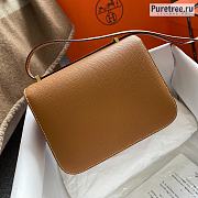 HERMÈS | Constance 18 Brown Epsom Leather With Gold Hardware - 4