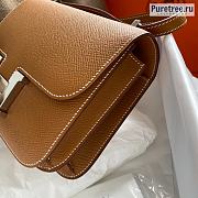 HERMÈS | Constance 18 Brown Epsom Leather With Silver Hardware - 2