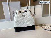 CHANEL | Gabrielle Backpacks White Leather A94485 - 24 x 23 x 11.5cm - 1