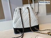 CHANEL | Gabrielle Backpacks White Leather A94485 - 24 x 23 x 11.5cm - 4