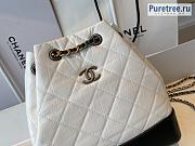 CHANEL | Gabrielle Backpacks White Leather A94485 - 24 x 23 x 11.5cm - 5