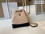 CHANEL | Gabrielle Backpacks Beige Leather A94485 - 24 x 23 x 11.5cm - 1