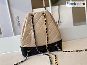 CHANEL | Gabrielle Backpacks Beige Leather A94485 - 24 x 23 x 11.5cm - 5