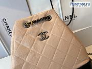CHANEL | Gabrielle Backpacks Beige Leather A94485 - 24 x 23 x 11.5cm - 3