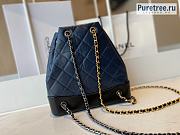 CHANEL | Gabrielle Backpacks Dark Blue Leather A94485 - 24 x 23 x 11.5cm - 4