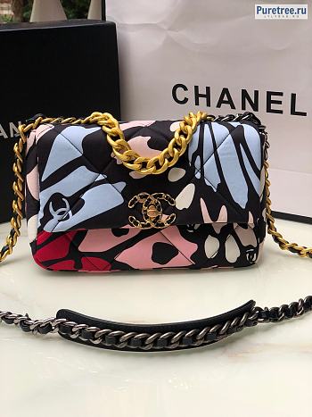CHANEL | Medium 19 Handbag Multicolor AS1160 - 26 x 19 x 9cm