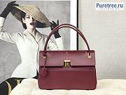 DIOR | Parisienne Bag Red Smooth Calfskin M5400 - 30 x 21 x 8.5cm - 1