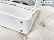 DIOR | Parisienne Bag White Smooth Calfskin M5400 - 30 x 21 x 8.5cm - 5