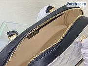 DIOR | Medium Dior Vibe Zip Bowling Bag Silver Smooth Calfskin - 34 x 18 x 15cm - 6