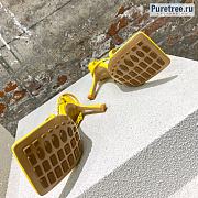Bottega Veneta | Stretch Yellow Leather Sandals With Chain - 9cm - 2