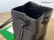 Bottega Veneta | Small Cassette Bucket Bag Black Calfskin - 14 x 9 x 9cm - 3