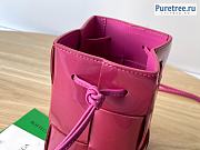 Bottega Veneta | Small Cassette Bucket Bag Pink Calfskin - 14 x 9 x 9cm - 2