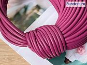 Bottega Veneta | Double Knot Pink Lambskin Handle Bag 680934 - 25 x 12 x 10cm - 4