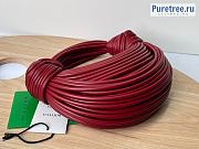Bottega Veneta | Double Knot Red Lambskin Handle Bag 680934 - 25 x 12 x 10cm - 5