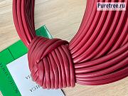Bottega Veneta | Double Knot Red Lambskin Handle Bag 680934 - 25 x 12 x 10cm - 3