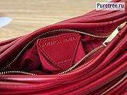 Bottega Veneta | Double Knot Red Lambskin Handle Bag 680934 - 25 x 12 x 10cm - 2