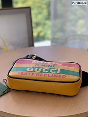 GUCCI | 100 Music In Mine Belt Bag Yellow Leather 602695 - 24 x 14 x 5.5cm - 2