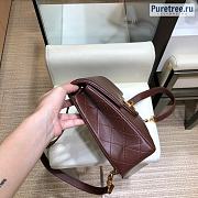 CHANEL | Vintage Flap Backpack Brown Lambskin A088 - 30 x 8 x 21cm - 6