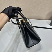 PRADA | Galleria Saffiano Black Leather Small Bag 1BA896 - 24.5 x 16.5 x 11cm - 5