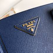 PRADA | Galleria Saffiano Blue Leather Large Bag 1BA274 - 32 x 24 x 13.5cm - 6