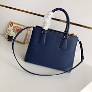 PRADA | Galleria Saffiano Blue Leather Large Bag 1BA274 - 32 x 24 x 13.5cm - 5