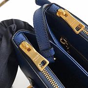 PRADA | Galleria Saffiano Blue Leather Large Bag 1BA274 - 32 x 24 x 13.5cm - 4