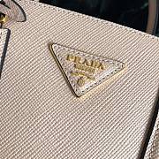 PRADA | Galleria Top Handle Bag Cream Leather - 31 x 22.5 x 13.5cm - 5