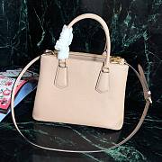 PRADA | Galleria Top Handle Bag Cream Leather - 31 x 22.5 x 13.5cm - 6