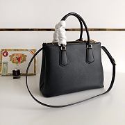 PRADA | Galleria Top Handle Bag Black Leather - 31 x 22.5 x 13.5cm - 3