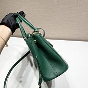 PRADA | Galleria Saffiano Green Leather Medium Bag 1BA863 - 28 x 19.5 x 12cm - 4